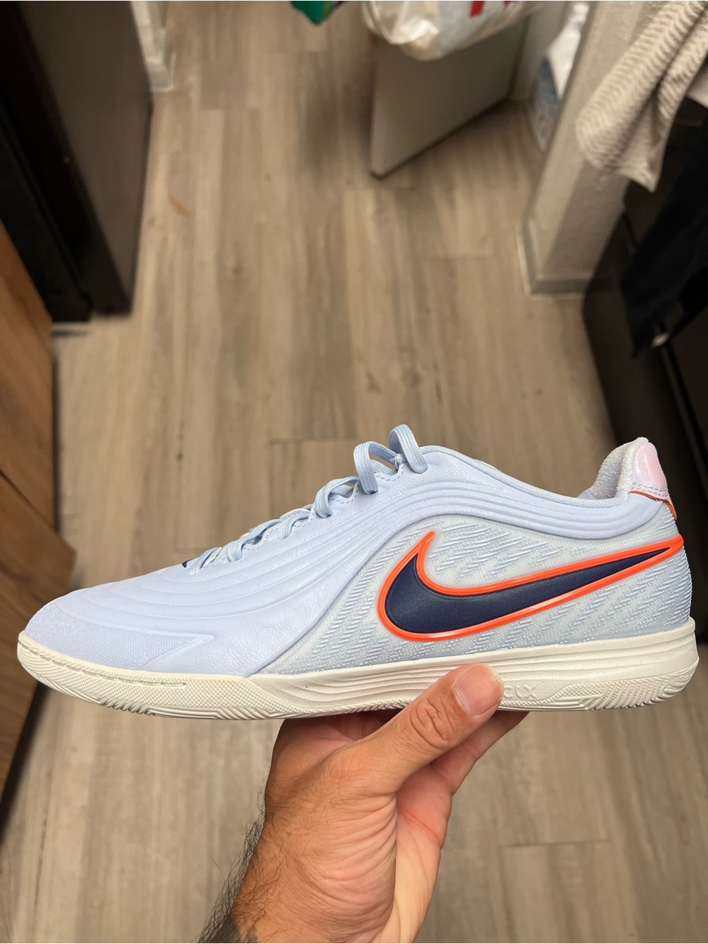 Nike Tiempo Reactgato Hydrogen Blue Coconut Milk HQ3159-411 Mens
